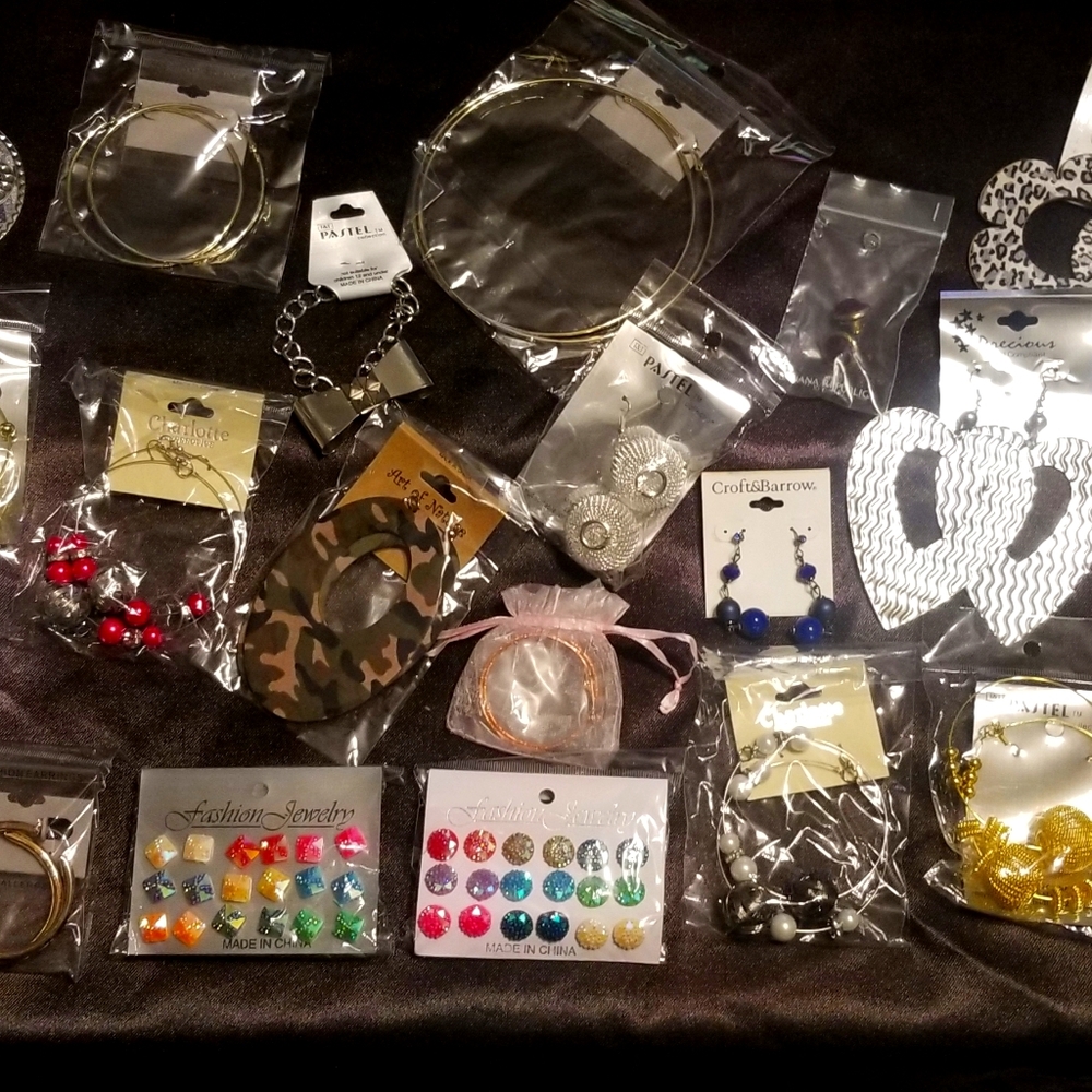 Pierced Earrings Lot